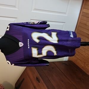 NFL BALTIMORE RAVENS JERSEY, RAY LEWIS, 52, MEDIUM